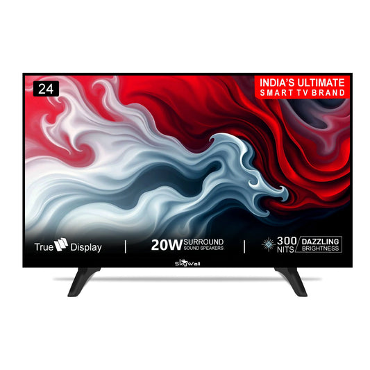SkyWall 60.96 cm (24 inch) HD Ready LED TV 24SWATV With A+ Grade Panel (slim bezels)