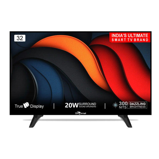 SkyWall 80 cm (32 inches) HD Ready LED TV 32SWATV With A+ Grade Panel (slim bezels)