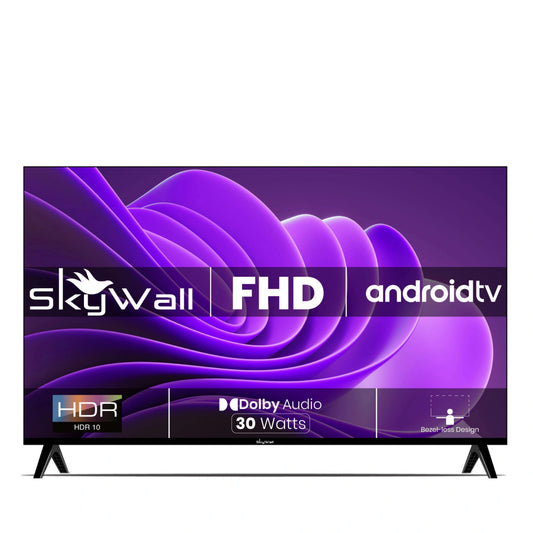 SkyWall 108 cm (43 inches) Full HD Smart TV 43SWRR With Black (Frameless Edition) (Dolby Audio)