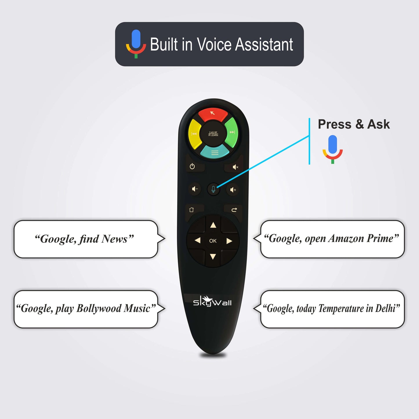 SkyWall 102 cm (40 inches) Full HD Smart LED TV 40SW-Voice With Voice Assistant
