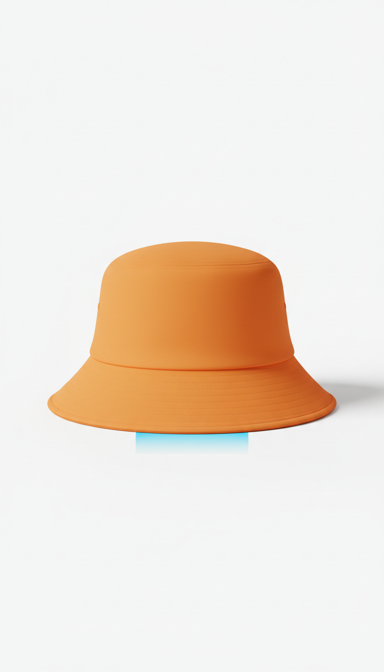 Flash Orange bucket hat