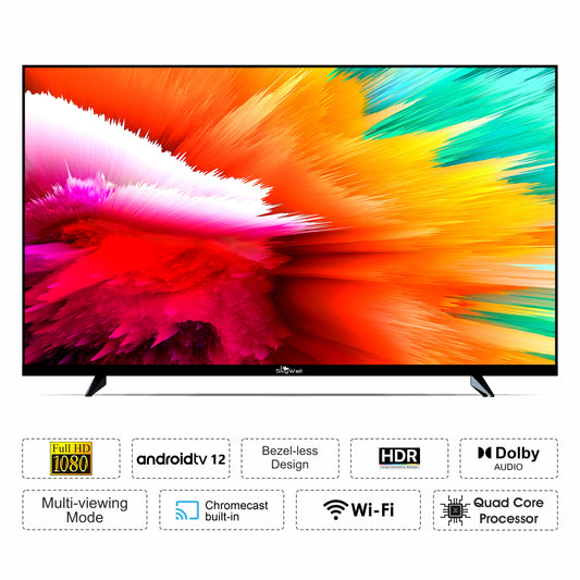 SkyWall 102 cm (40 inches) Full HD Smart LED TV 40SWRR With Black (Frameless Edition) (Dolby Audio)