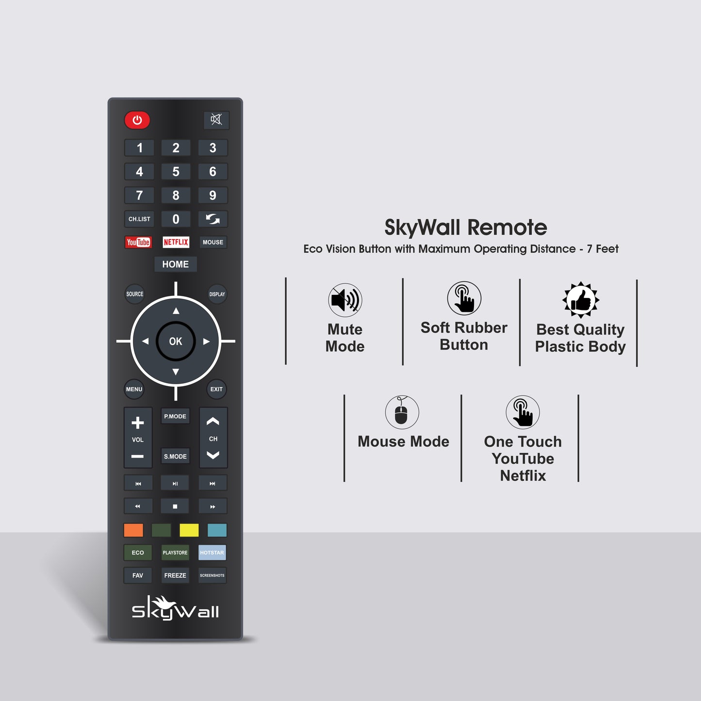SkyWall 102 cm (40 inches) Full HD Smart LED TV 40SWRR With Black (Frameless Edition) (Dolby Audio)
