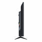 Black flat-screen TV on a white background