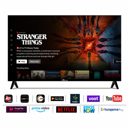 SkyWall 108 cm (43 inches) Full HD Smart LED TV 43SW-Voice (Frameless Edition) | With Voice Assistant
