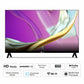 SkyWall 80 cm (32 inches) Full HD Smart LED TV 32SW-Voice (Frameless Edition) | With Voice Assistant