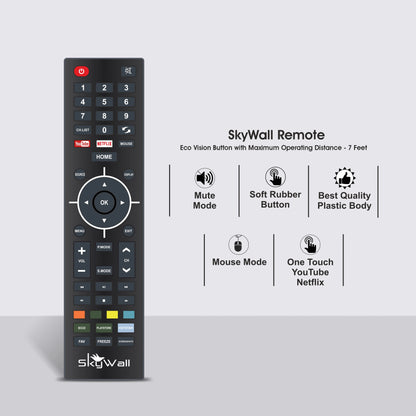 SkyWall 80 cm (32 inches) Full HD Smart Android LED TV 32SWRR Pro (Frameless Edition) (Dolby Audio)