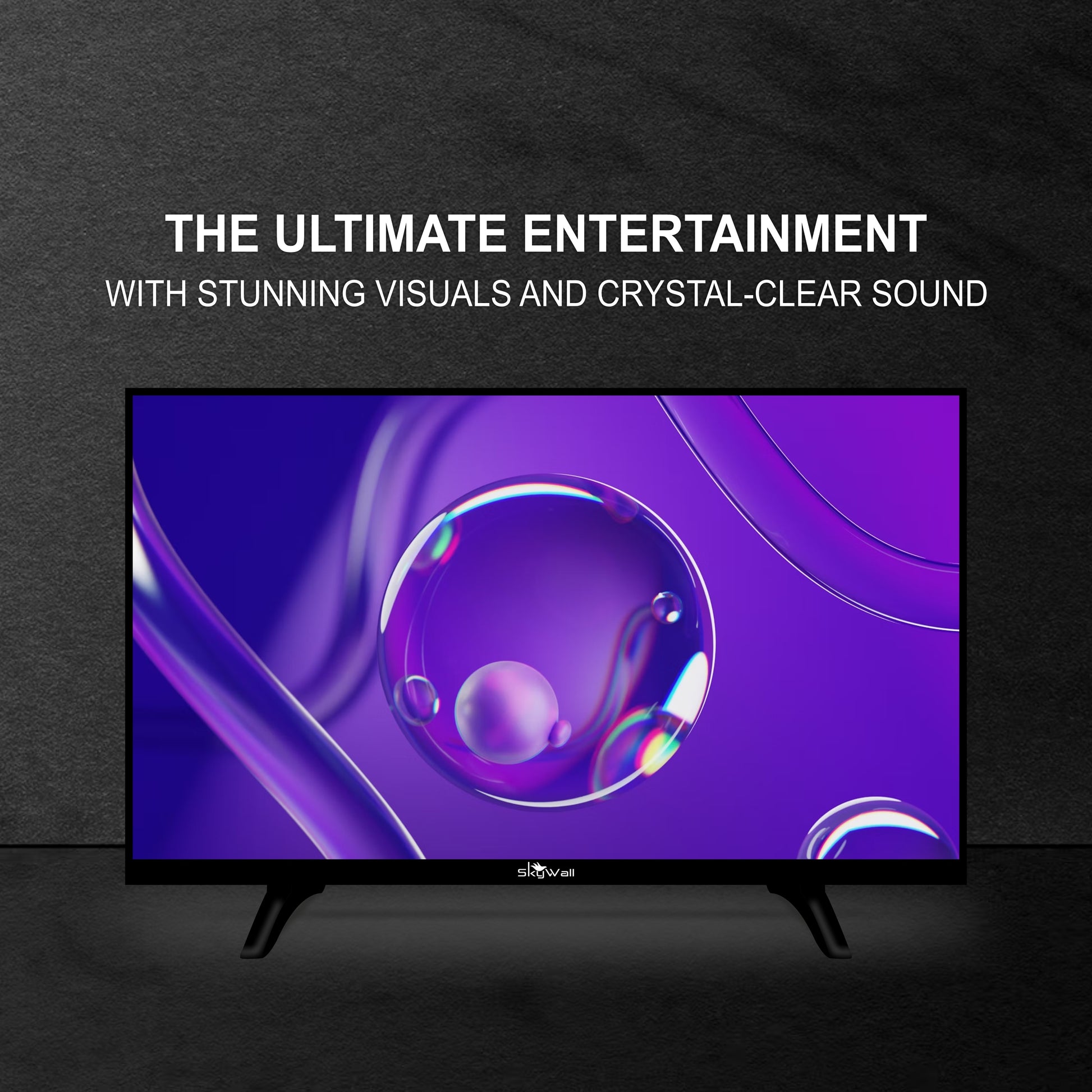 SkyWall 60.96 cm (24 inch) HD Ready LED TV 24SWATV With A+ Grade Panel (slim bezels)