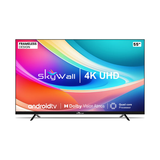 SkyWall™ TV 4K Ultra HD TV SkyWall 139.7 cm (55 inches) 4K Ultra HD Smart LED TV 55SW4K-VS (Frameless Edition) Voice Assistant