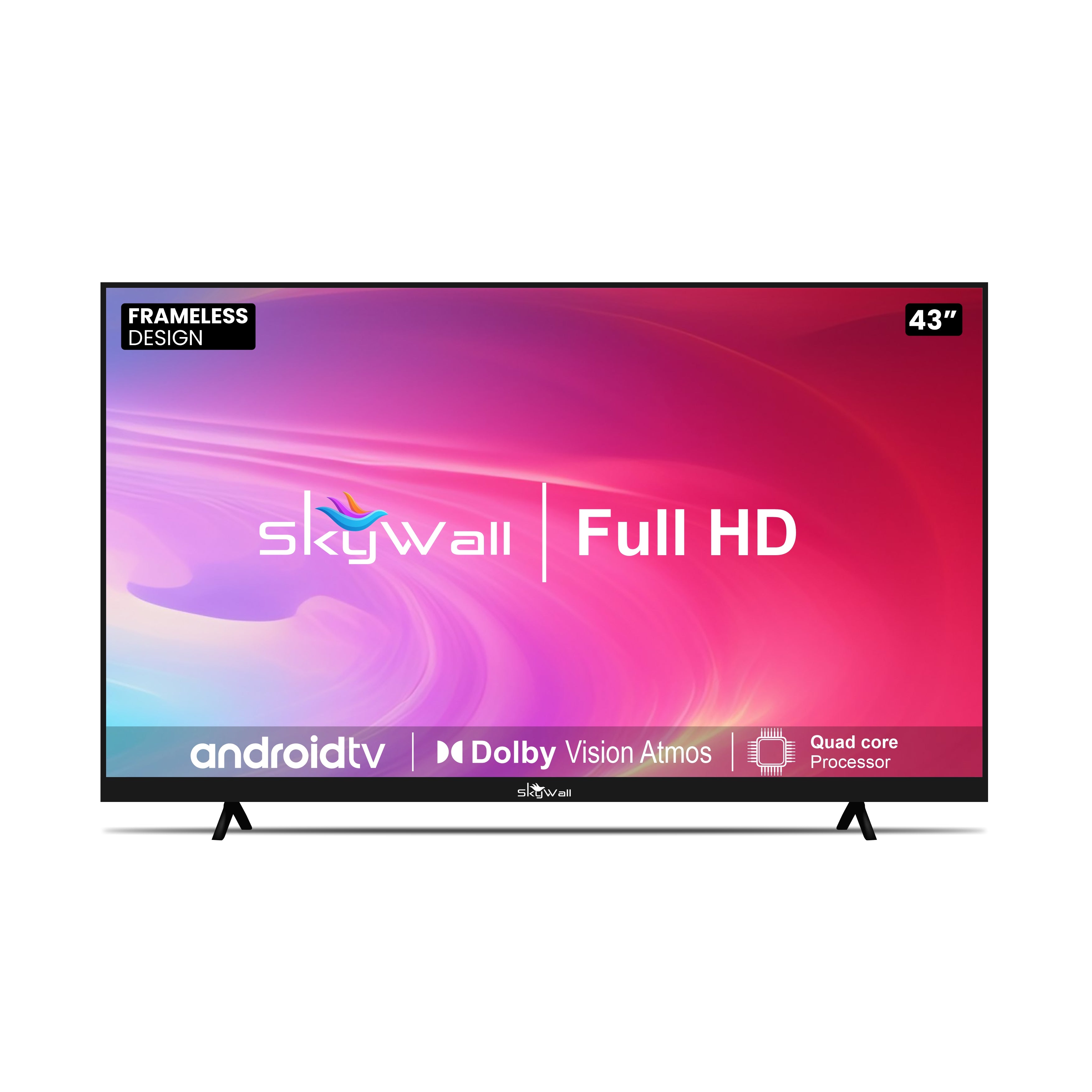 SkyWall_TVFullHDTVSkyWall108cm_43inches_FullHDSmartLEDTV43SWRRWithBlack ...
