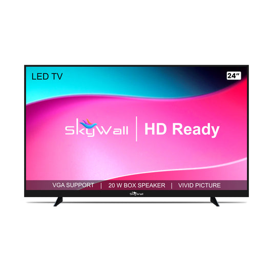 SkyWall™ TV HD Ready TV SkyWall 60.96 cm (24 inch) HD Ready LED TV 24SWATV With A+ Grade Panel (slim bezels)