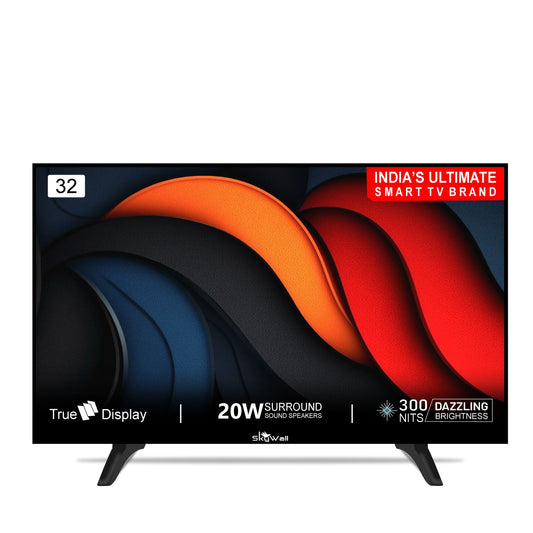 SkyWall 80 cm (32 inches) HD Ready LED TV 32SWATV With A+ Grade Panel (slim bezels) Design