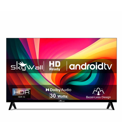 SkyWall 80 cm (32 inches) HD Ready Smart TV 32SW-Voice (Frameless Edition) | With Voice Assistant