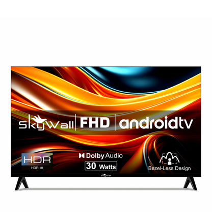 SkyWall 108 cm (43 inches) Full HD Smart LED TV 43SW-Voice (Frameless Edition) | With Voice Assistant