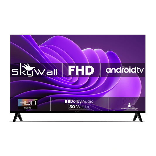 SkyWall 108 cm (43 inches) Full HD Smart LED TV 43SWRR With Black (Frameless Edition) (Dolby Audio)