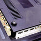 Back view of electronic equipment with ports and connectors.
