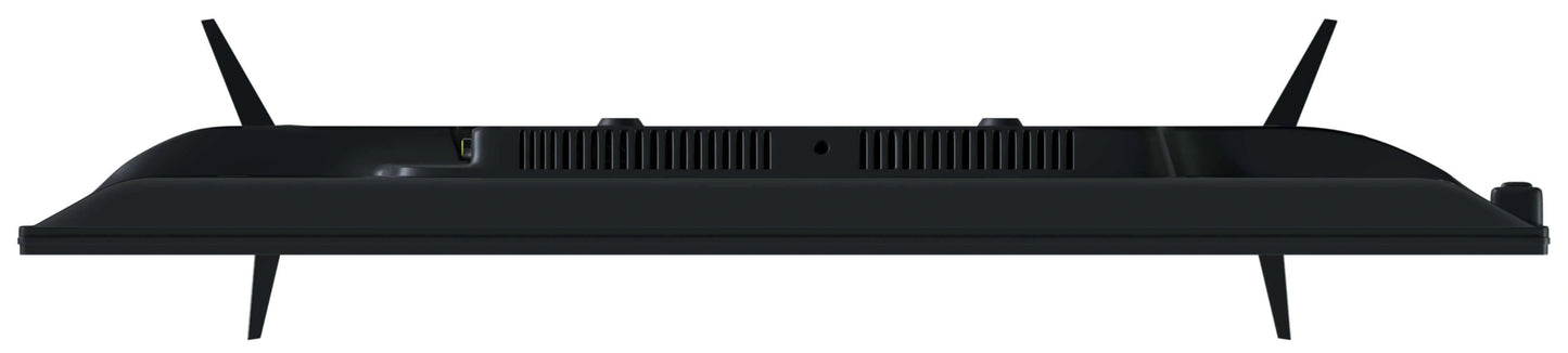 Black router with multiple antennas on a white background
